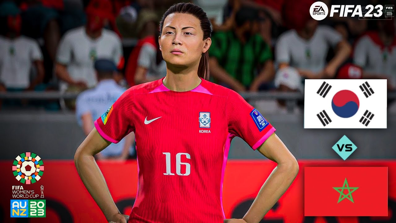 South Korea vs Morocco - Women's World Cup 2023 Full Match - FIFA 23 ...