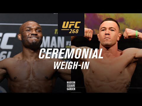 UFC 268: Ceremonial Weigh-in