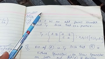 JEE Matrices based on Comprehension of IIT JEE 2010 important question |  JEE ADVANCED | JEE MAIN