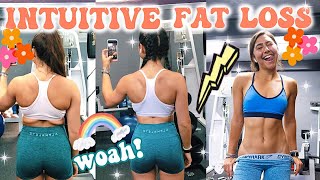 8 Tips on How I LOST 15lbs INTUITIVELY | *no calorie tracking!!*