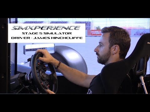 Indycar Driver James Hinchcliffe in SimXperience Stage 5