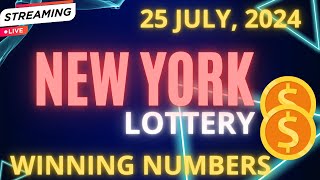 New York Midday Lottery Results For - 25 Jul, 2024 - Numbers - Win 4 - Take 5 - NY Lotto - Powerball