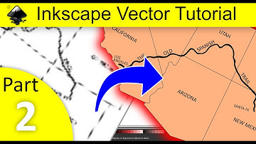 Trace Image in Inkscape - Recreate a Trail Map - Part 2