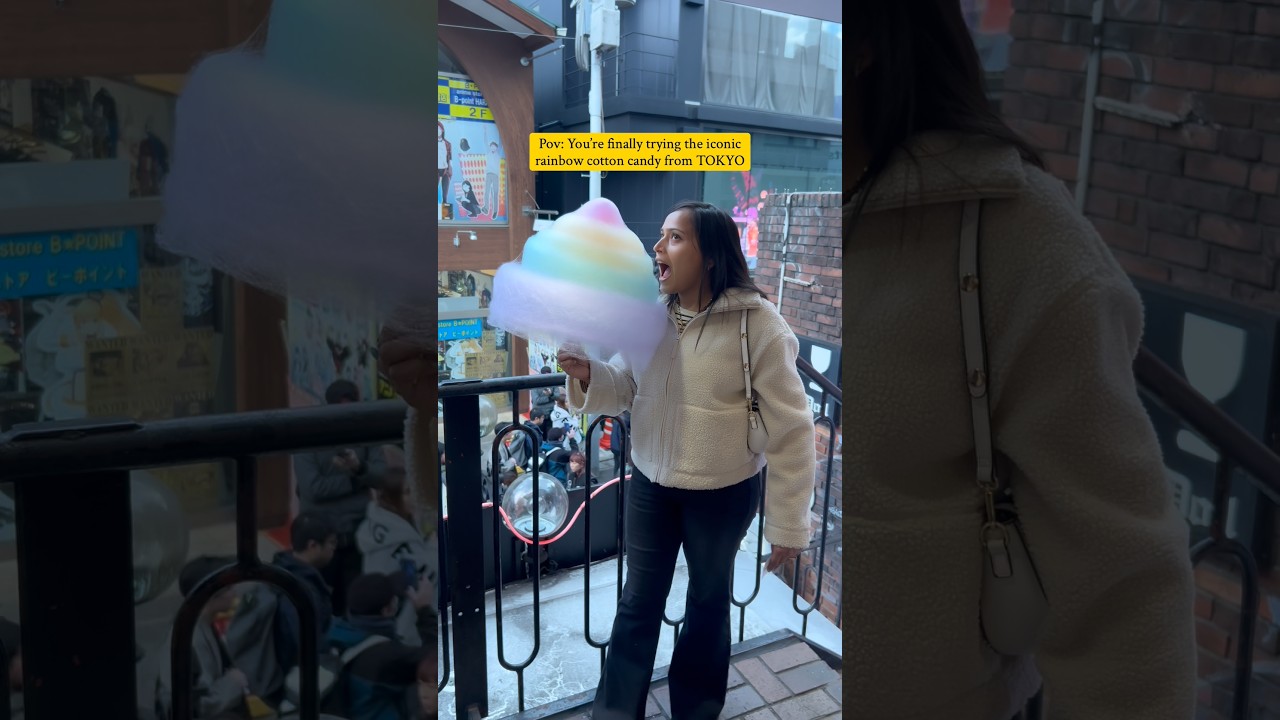 Viral cotton candy Tokyo 🇯🇵