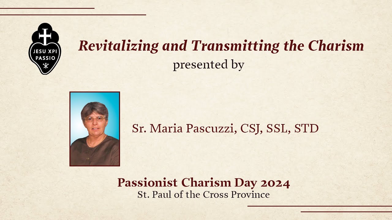Sr Maria Pascuzzi - Charism Day 2024