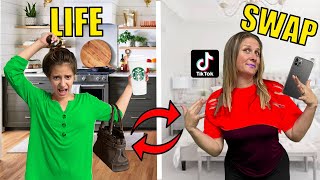 SWITCHING lives with MY MOM for 24 HOURS?| Jiji wonder