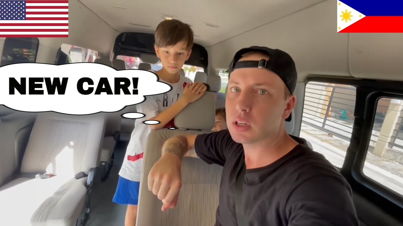 SURPRISING THE KIDS!! THE NEW AHERN FAMILY VAN!! 🚙