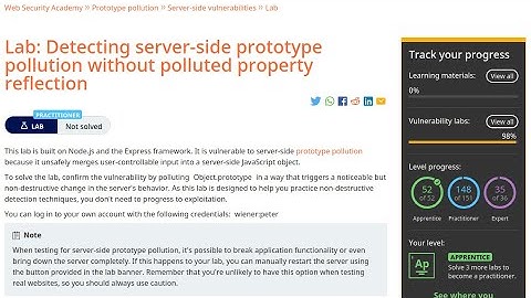 Web Security Academy | Prototype Pollution | 7 - Detecting Server-Side Pollution Without Reflection