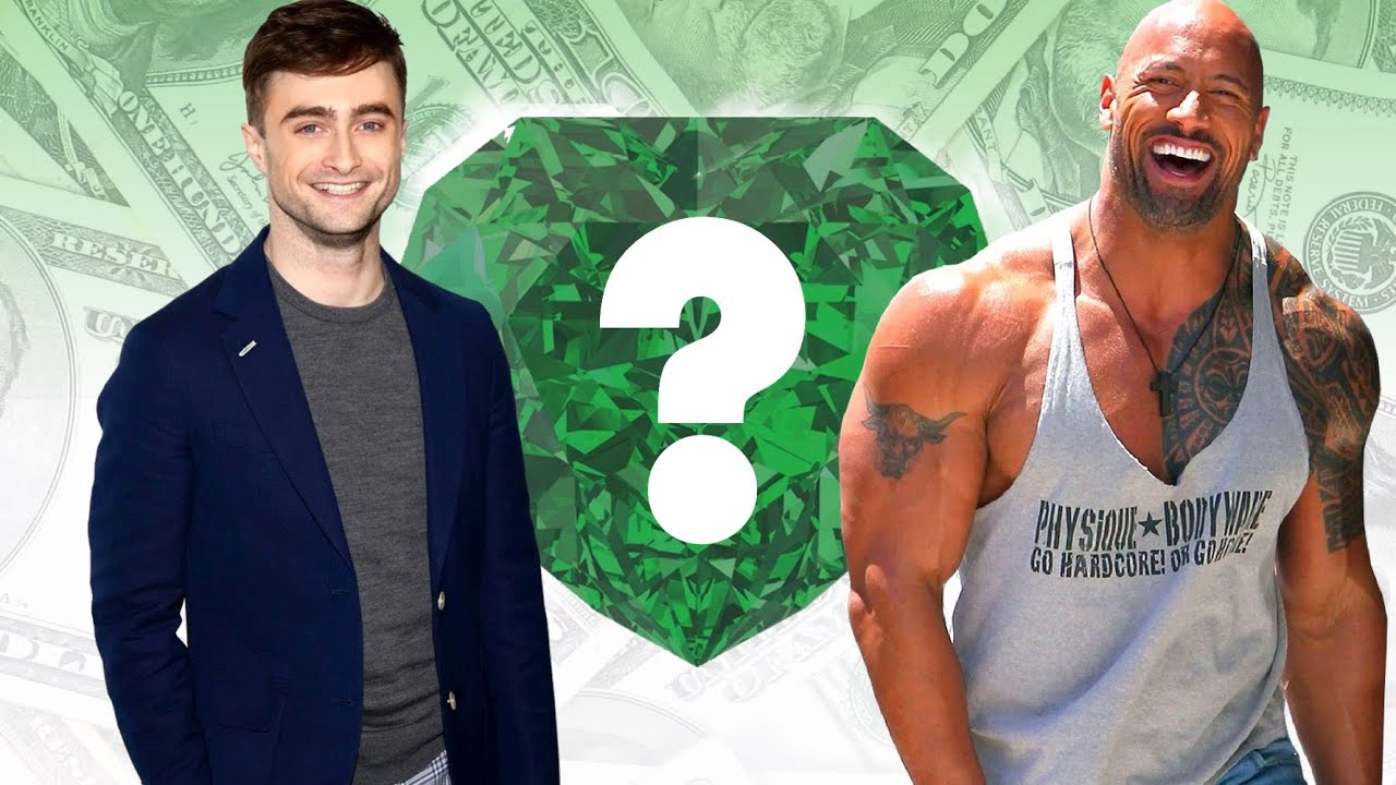 WHO’S RICHER? - Daniel Radcliffe or Dwayne “The Rock” Johnson? - Net ...