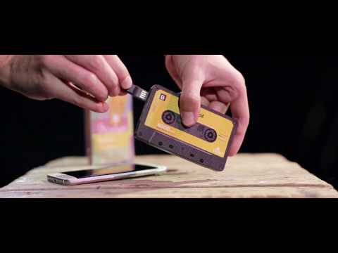 The 80s/90s Cassette is Back! CHJGD Kaset Power Bank from ChargedPower.com