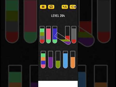 How to do Water sort Puzzle level 264 | Water sort puzzle | Color Sorting Game | Gaming Shortcuts |