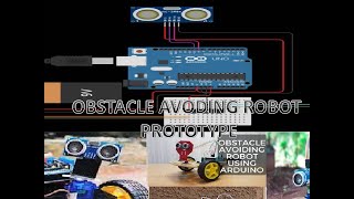 Tinkercad   OBSTACALE  AVOIDING  ROBOT PROTOTYPE