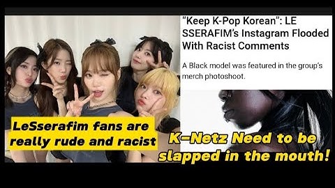 LESSERAFIM Flooded With Racist Comments! #lesserafim #racist