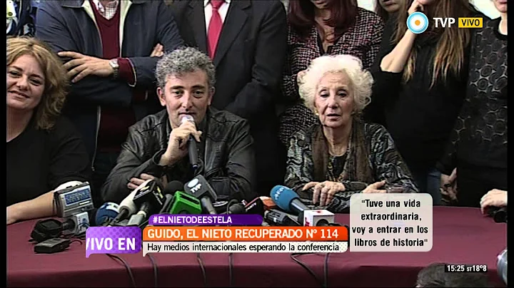 Guido Carlotto, nieto recuperado: "Estoy contento ...