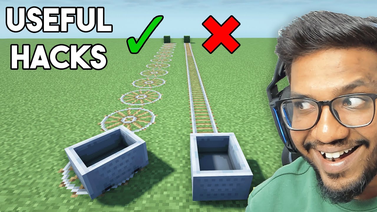 Testing Minecraft Hacks Testing Useful Life Hacks In Minecraft - YouTube