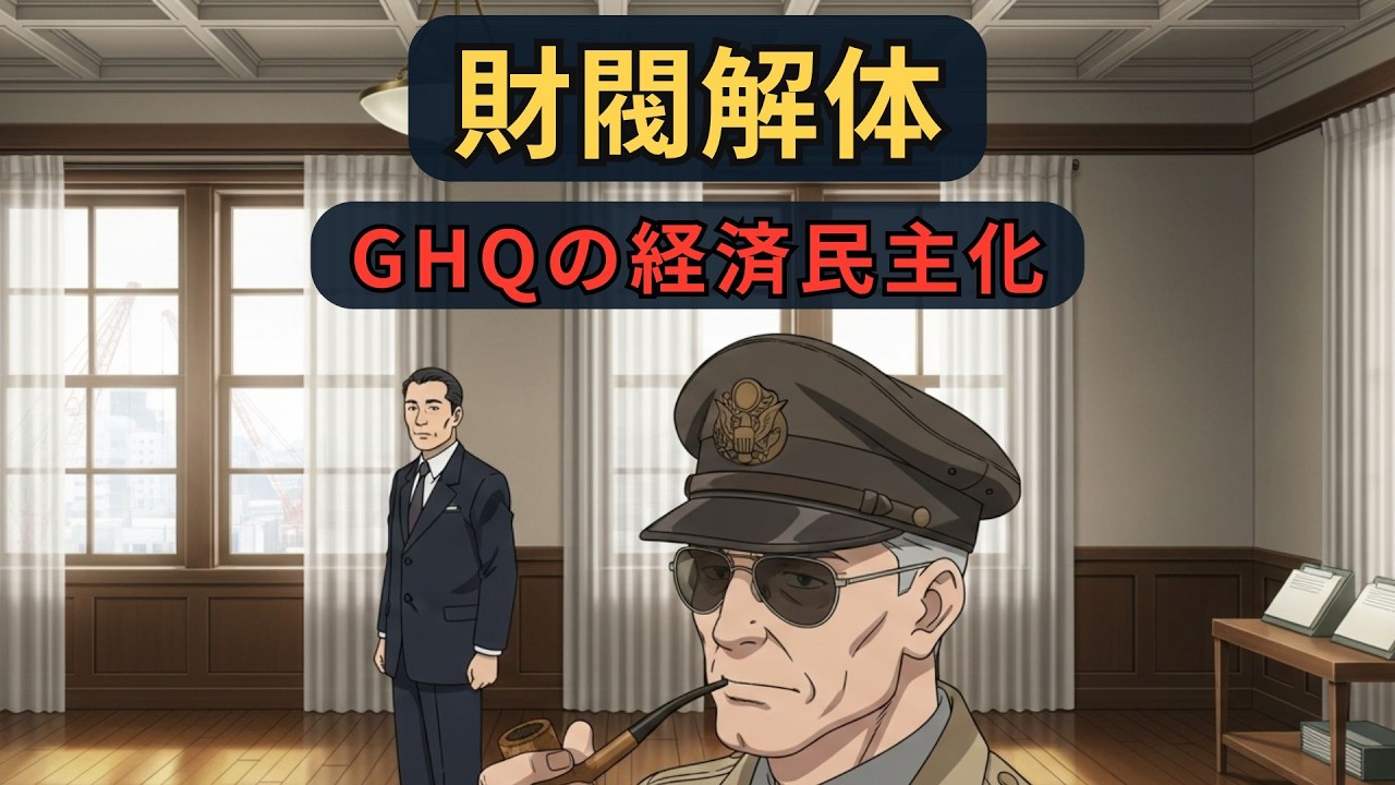 財閥解体で三井・三菱・住友はどう変わった？GHQの経済民主化｜ざっくり解説