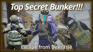 We Build a Top-Secret Bunker Base! Escape from Deer Isle DayZ