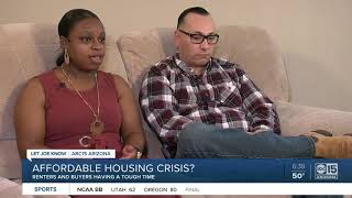 Renters, buyers having a tough time finding affordable housing in the Valley