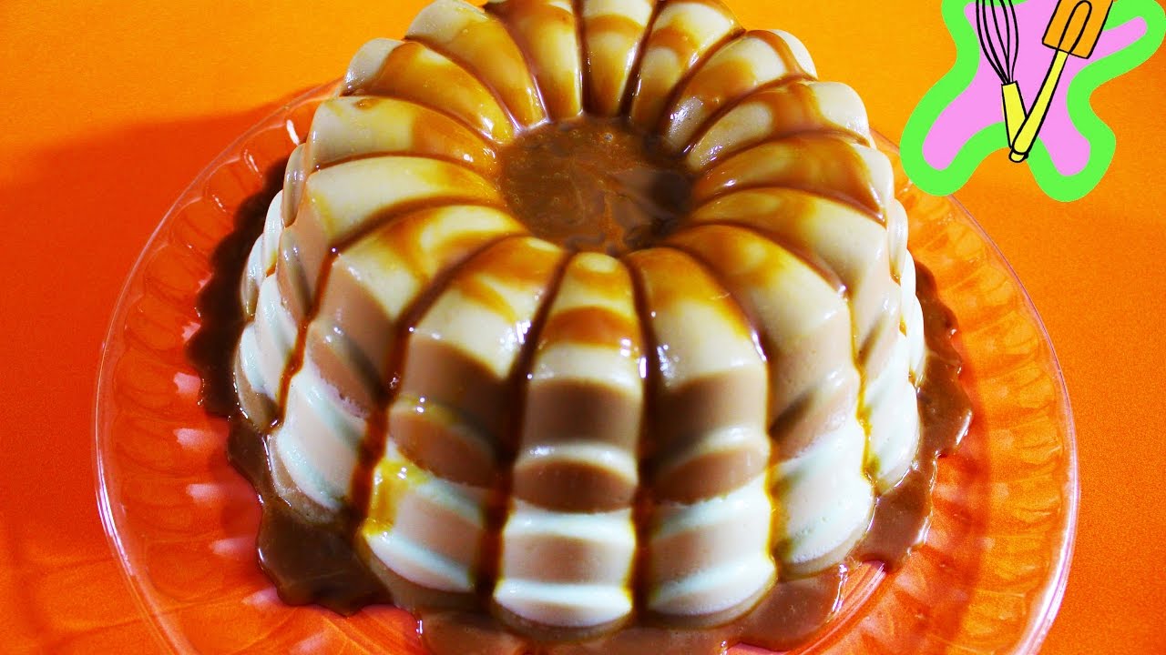 Caramel gelatin with Tequila - YouTube