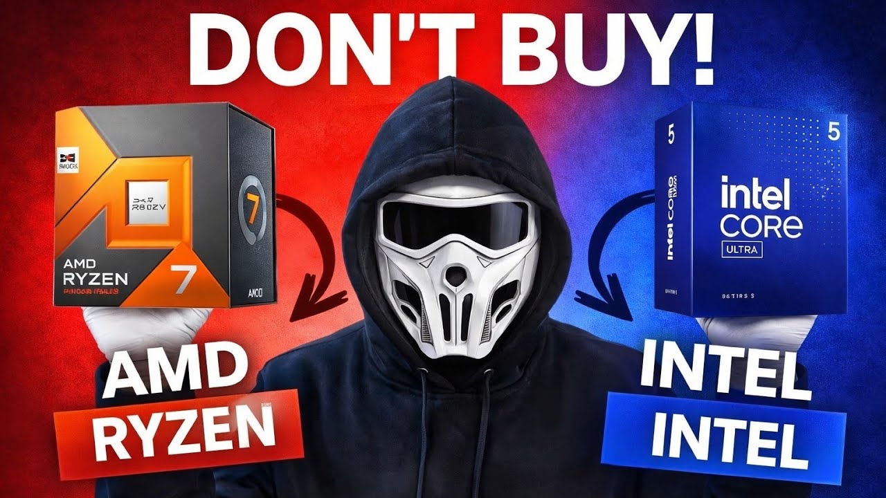 Top 2 CPU Options for Gaming and Editing in 2026 EXPOSED AMD vs INTEL ...