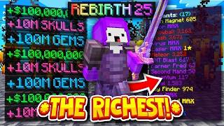 USING THE MOST *OP* META TO REBIRTH FAST! (SOTW) |Tycoon dungeons| 1.20+ Minecraft Server To Join