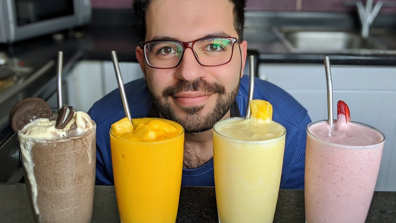 Smoothies | سموذي صحي + واحد مو صحي 😂 | شيف شاهين