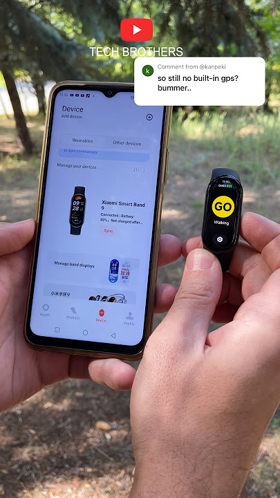 Xiaomi Smart Band 9 - Built-in GPS?