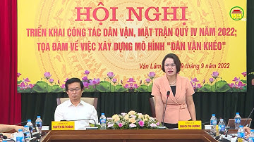 Hưng Yên: Triển khai công tác dân vận, mặt trận quý IV năm 2022
