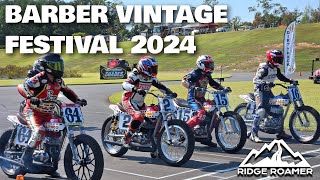 Barber Vintage Motorcycle Festival 2024 - Racing, Motocross, Flat Track, Swap Meet, Stunt Show, More