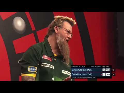 Simon Whitlock 150 finish to win the match