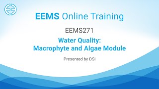 EEMS 271: Water Quality: Macrophyte and Algae Module
