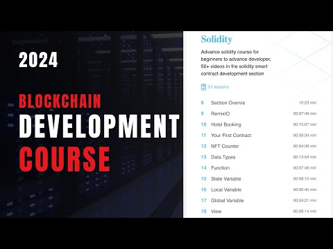 2024 Complete Blockchain Developer Course: From Beginner to Advanced Mastery