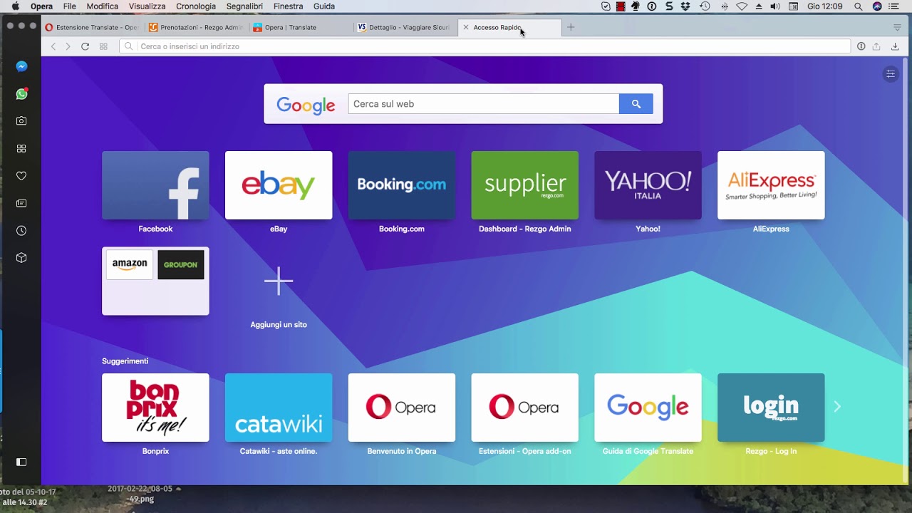 Traduzione Browser YouTube