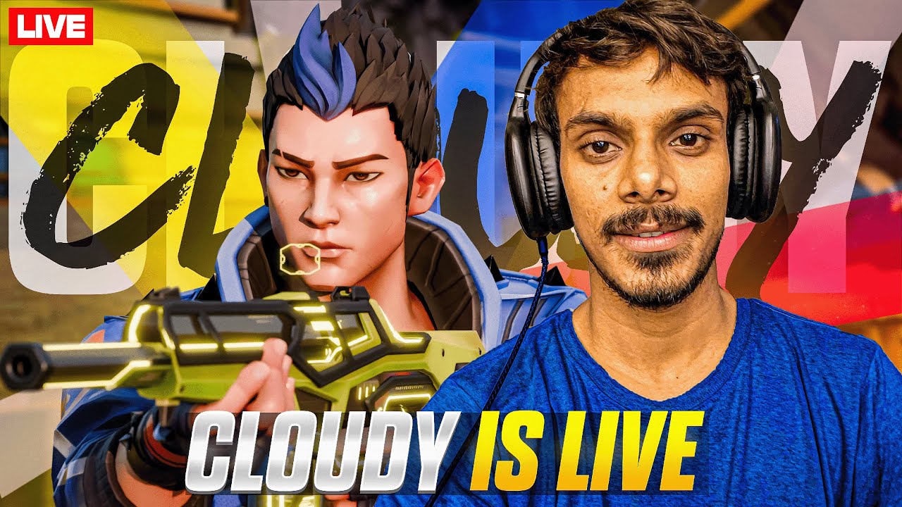 🔴Day 05 - Valorant Rank Push To Diamond Rank 💭| Live w/CloUdy 🌟 #valorant #live