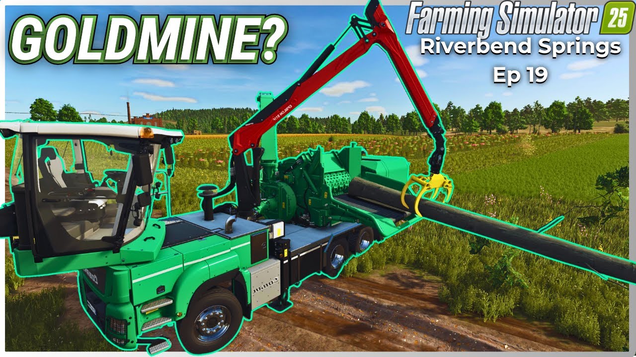 Is Wood Chipping A Secret GOLDMINE?! Farming Simulator 25 Ep 19 - YouTube