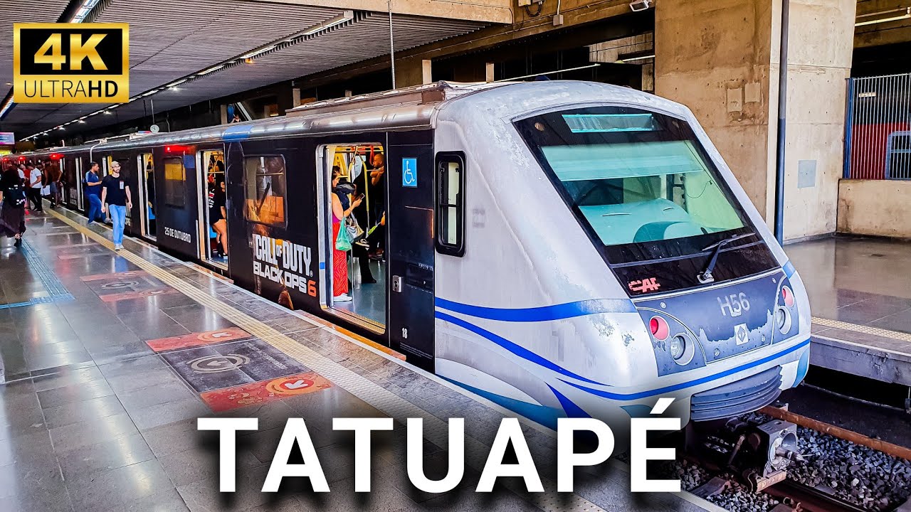 Estação Tatuapé | Movimentação de trens (Linha 3 - Vermelha)