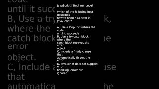 Handling Errors In Javascript With Try-Catch Blocks
