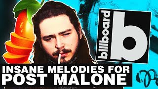 How to Make INSANE MELODIES for POST MALONE from SCRATCH in FL Studio!