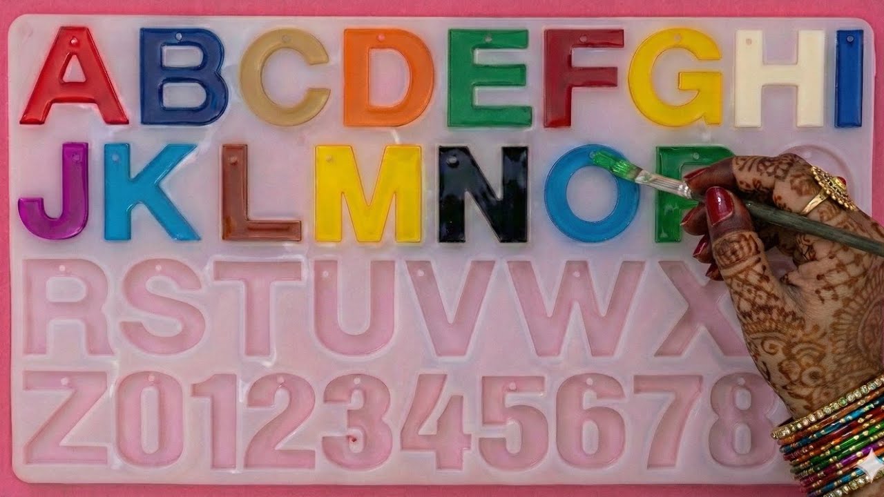 🌈 ABCD Colour Drops / Colour Mixing 