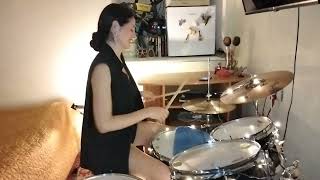 A basic 16th-note ride backbeat pattern 