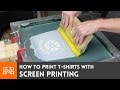 Screen print your own tshirts  howto  i like to make stuff