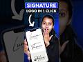 Create Elegant Signature Logos in Seconds! ✨️