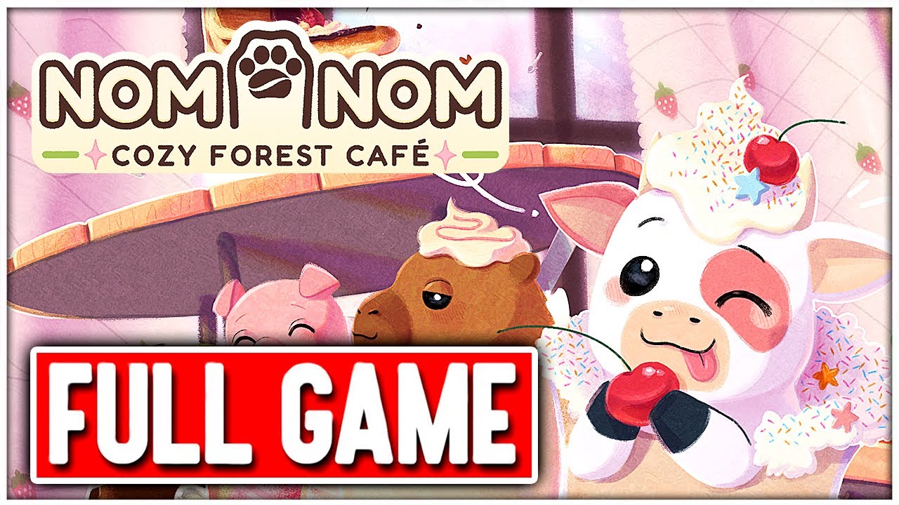 NOM NOM COZY FOREST CAFE Gameplay Walkthrough FULL GAME No Commentary  + ENDING