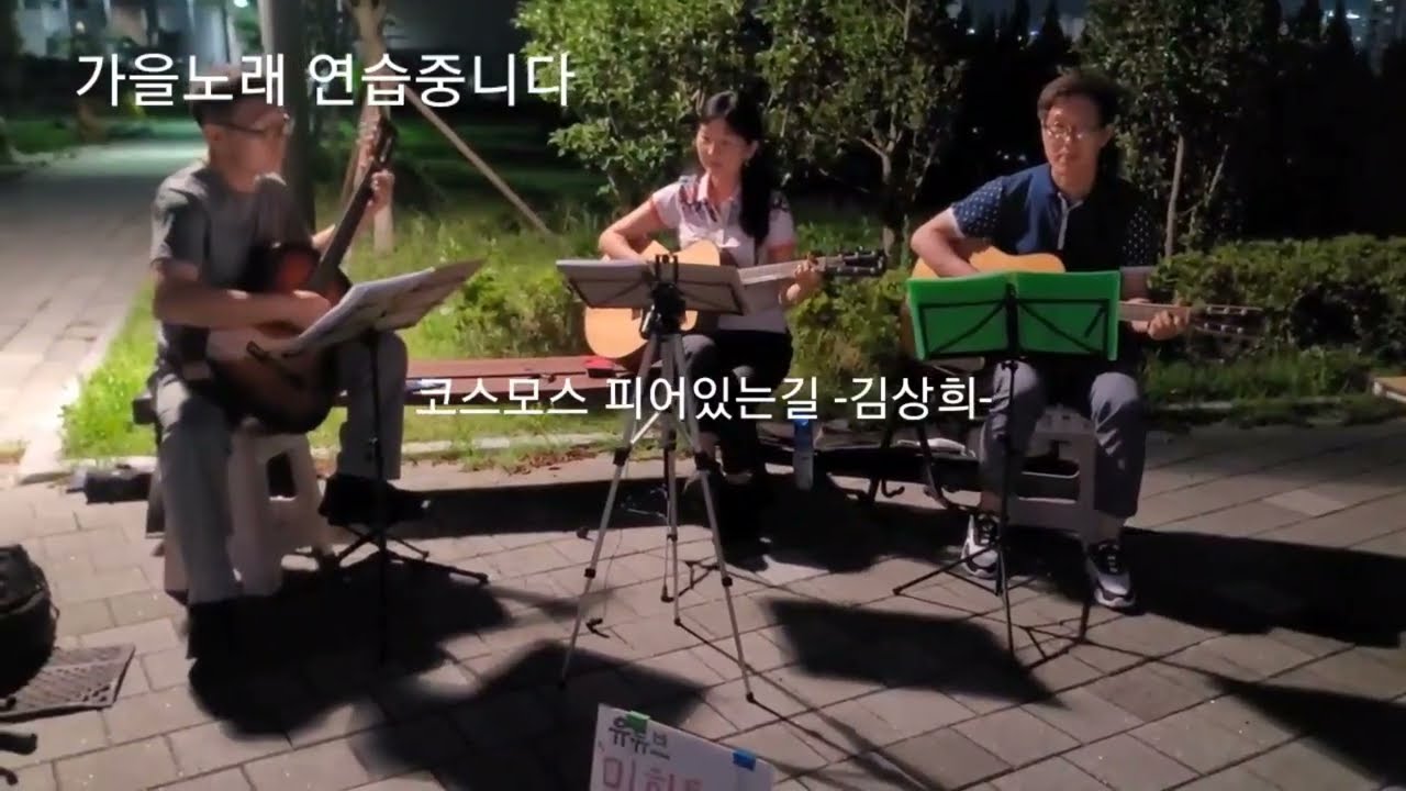코스모스 피어있는길 김상희 Cover운남 미화 은별 Youtube