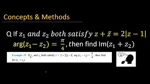 if z1 and z2 both satisfy z+conjugate(z)=2mod(z-1) arg(z1-z2)=pi/4 then find Im(z1+z2)
