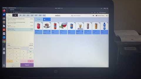 POS kitchen receipt split by category