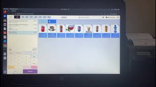 POS kitchen receipt split by category