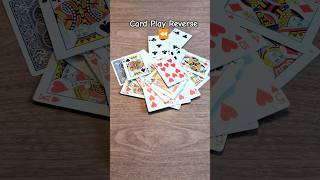 Mixing Playing Cards in Reverse #visuals #oddlysatisfying #reverse #fun #shorts #timelapse