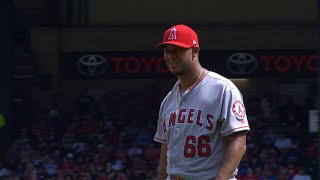 LAA@TEX: JC Ramirez shuts down Rangers over six
