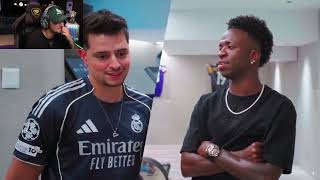 react loud Coringa vendo a mansão do Vinicius Junior